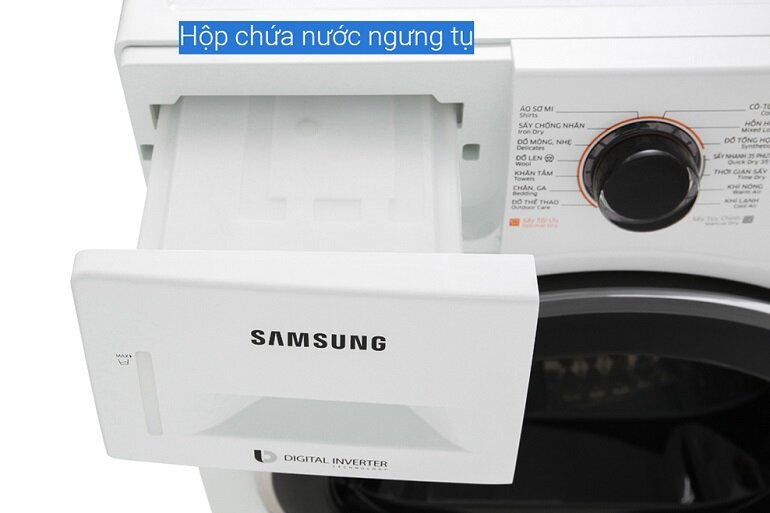 Máy sấy quần áo Samsung DV90M5200QW/SV - 9 kg