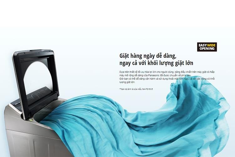 Máy giặt 10 Kg Panasonic NA-F100X5LRV lồng đứng