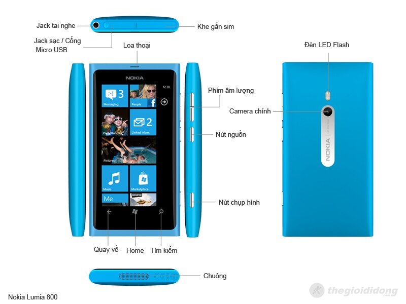 Điện thoại Nokia Lumia 800