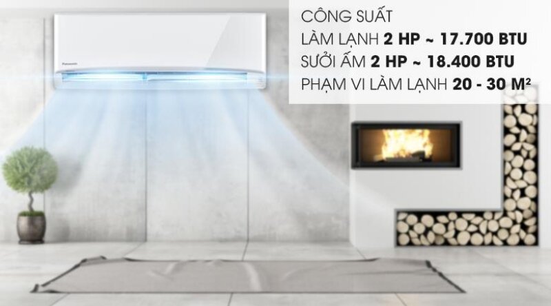 Điều hòa Panasonic 18000 bTU 2 chiều inverter YZ18WKH-8