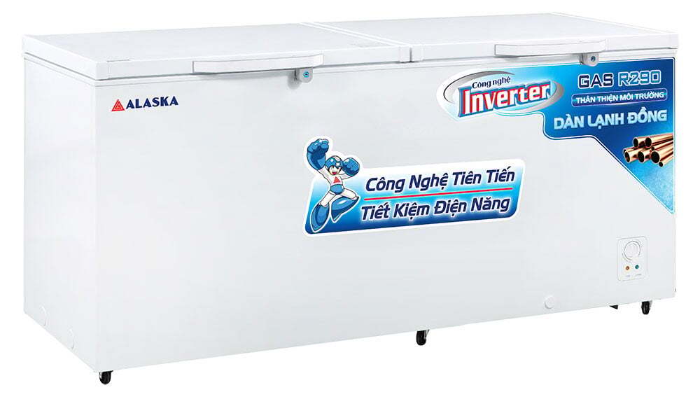 Tủ đông 2 nắp Alaska Inverter HB-1200CI 1.015 lít Tủ đông 2 nắp Alaska Inverter HB-1200CI 1.015 lít