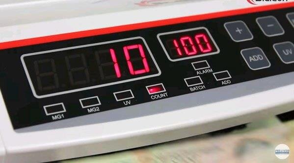 Máy đếm tiền thế hệ mới Silicon MC-2200