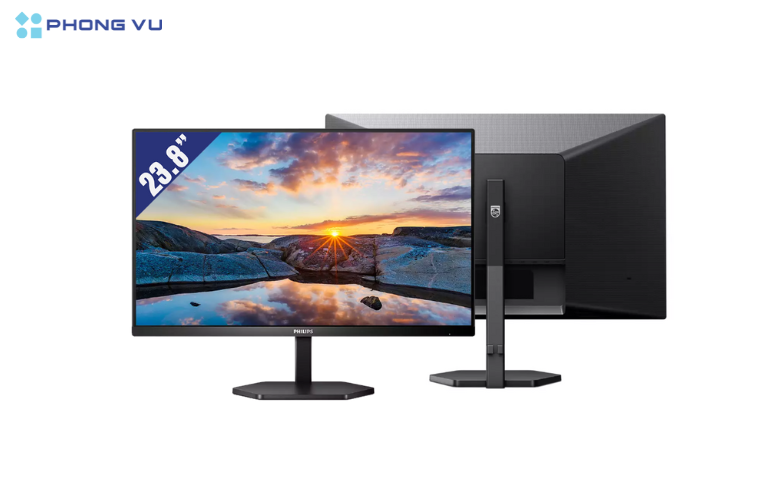 Thiết kế màn hình Philips 24E1N3300A viền mỏng Full HD 1920 x 10180