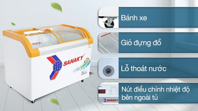 Tủ đông Sanaky inverter 1 ngăn 500 lít VH-899K3A