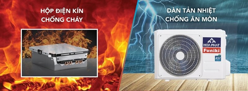 Điều hòa Funiki 24000 BTU 1 chiều HSC-24MMC dàn nóng
