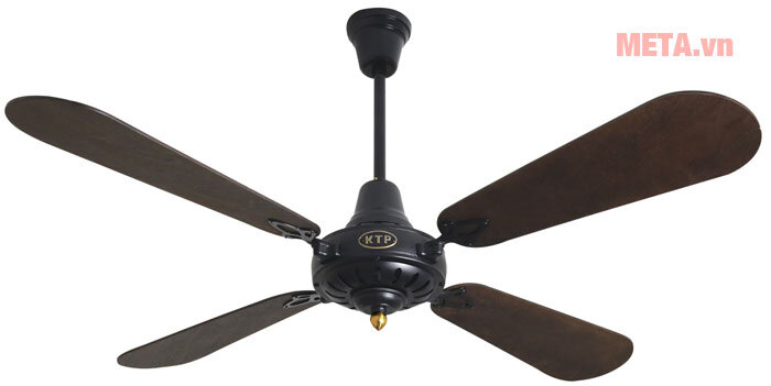 Quạt trần kiểu cổ cánh gỗ Kim Thuận Phong KC168 - 4 cánh Quạt trần kiểu cổ cánh gỗ Kim Thuận Phong KC168 - 4 cánh