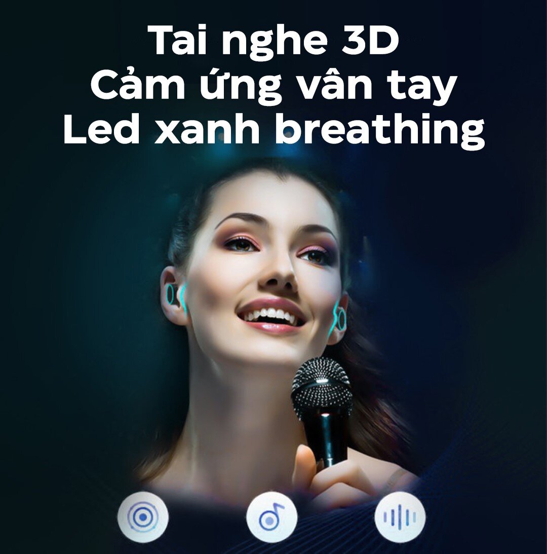 Tai nghe không dây PISEN True Wireless A-Buds2000