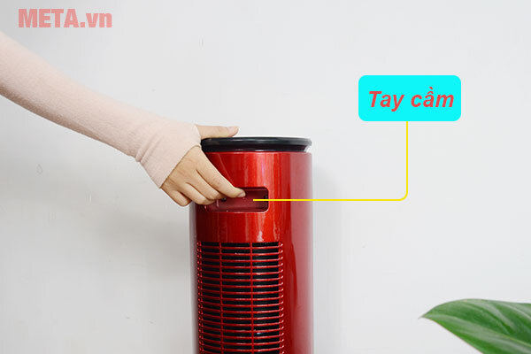 Quạt sưởi gốm Ceramic FujiE CH-1600 (đỏ đen)