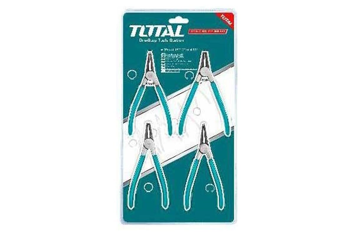 Bộ 4 kềm mở phe 180mm Total THTJ214042