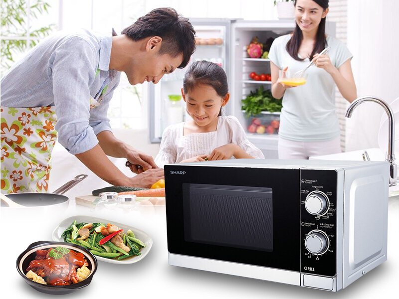 Lò vi sóng SHARP R-G222VN-S 20 lít Lò vi sóng SHARP R-G222VN-S 20 lít