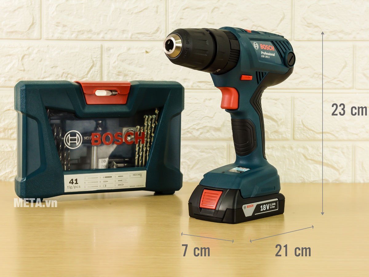 Máy khoan pin có búa