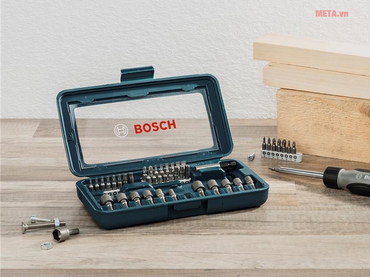 Bộ vặn vít đa năng Bosch 46 chi tiết 2607019504