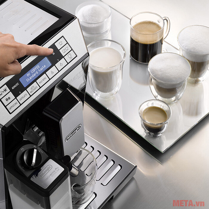 Máy pha cà phê tự động Delonghi ECAM45.760.B Máy pha cà phê tự động Delonghi ECAM45.760.B