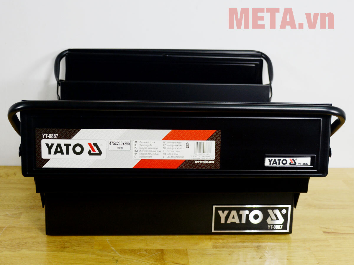 Hộp đựng đồ nghề sơn tĩnh điện 5 ngăn YATO YT0887 Hộp đựng đồ nghề sơn tĩnh điện 5 ngăn YATO YT0887