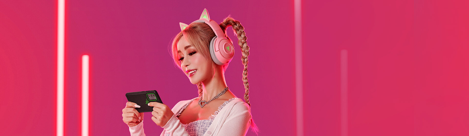 Tai Nghe không dây Razer Kraken BT Kitty-Hồng (Quartz)_RZ04-03520100-R3M1 4