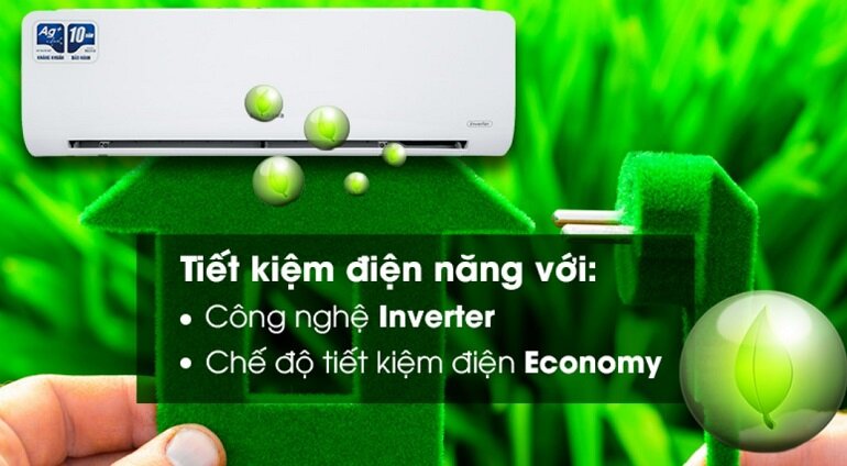 Điều hòa Nagakawa NIS-C18R2M12 được trang bị công nghệ inverter hiện đại