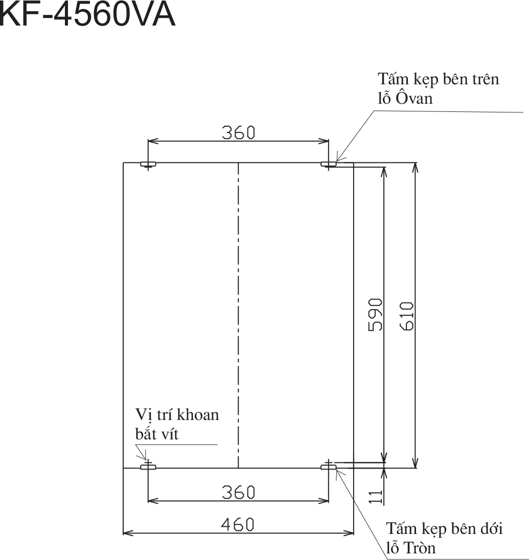 Gương Inax KF-4560VA giá gốc hàng thật Nhật Bản