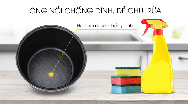 Nồi cơm điện Sharp 1.8 lít KS-NR191STV Nồi cơm điện Sharp 1.8 lít KS-NR191STV