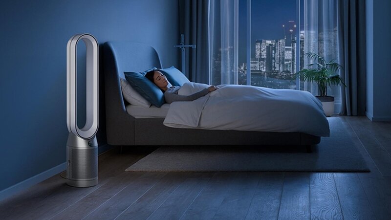 Máy lọc không khí Dyson Purifier Cool TP07 vận hành êm ái vào ban đêm