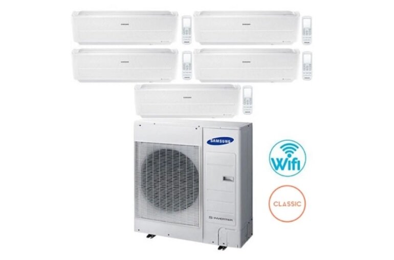 Dàn nóng điều hòa Samsung AJ100MCJ5EH thiết kế nhỏ gọn nhưng kết hợp tối ưu cho 3-5 phòng