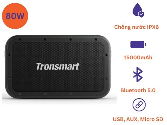 Loa Bluetooth 5.0 Tronsmart Force Max 80W