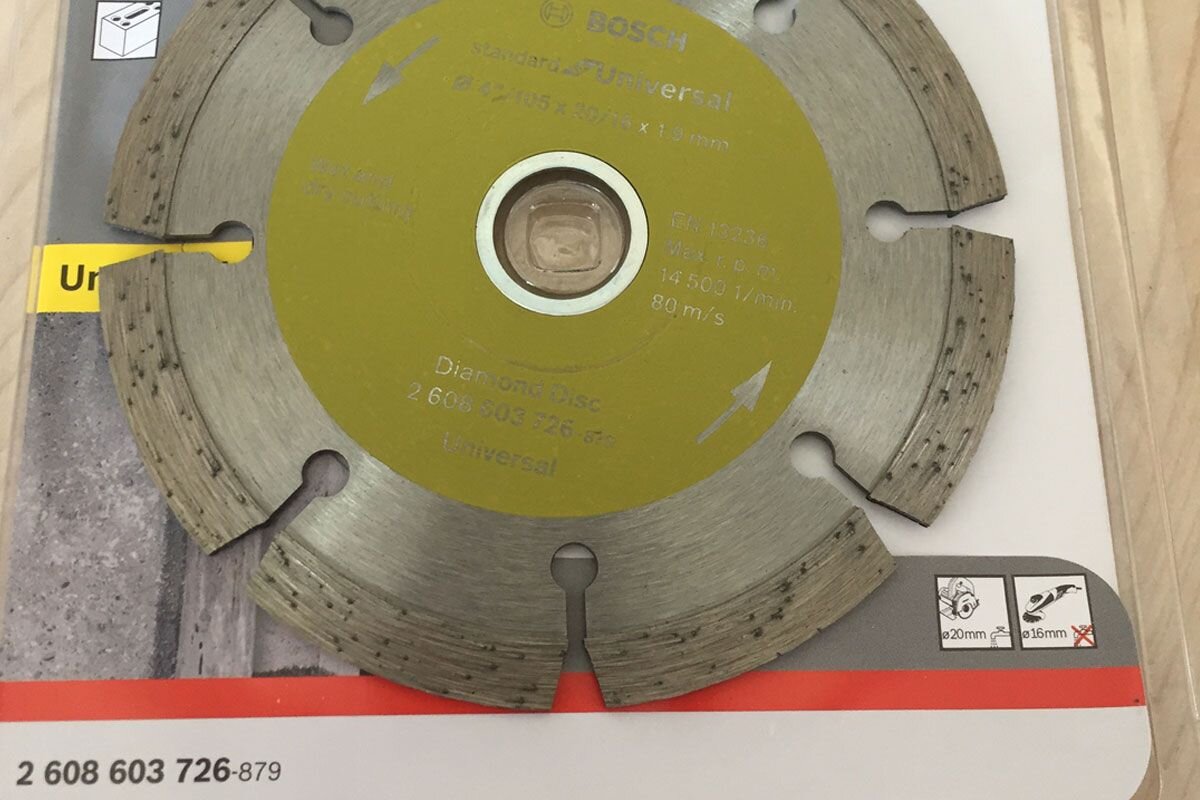 Đĩa cắt kim cương 105mm Bosch 2608603726