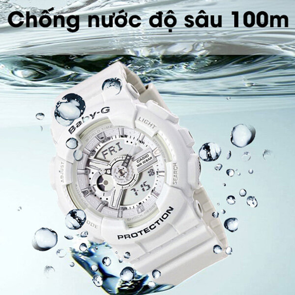 Đồng hồ nữ Casio Baby-G BA-110-7A3DR Dây Cao Su