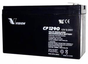 Ắc quy Vision CP1290 có dung lượng 9Ah Ắc quy Vision CP1290