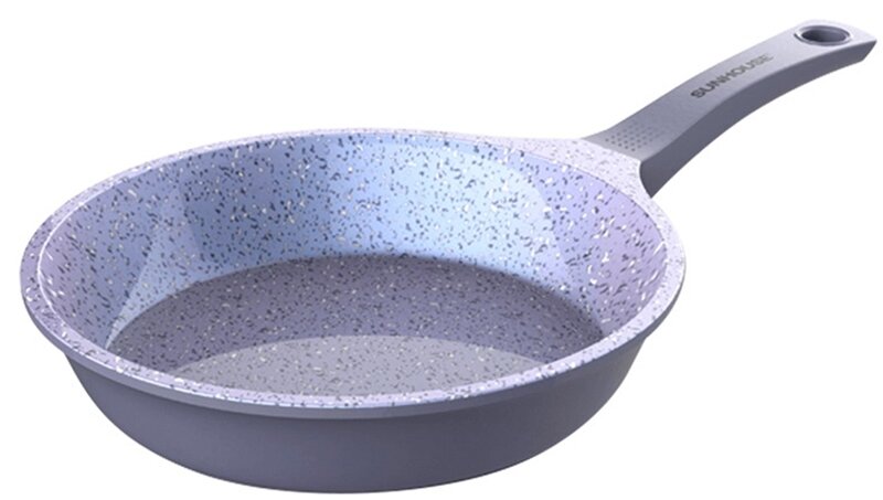 Chảo chiên vân đá đáy từ Sunhouse Mama SHG1124MMA - 24cm
