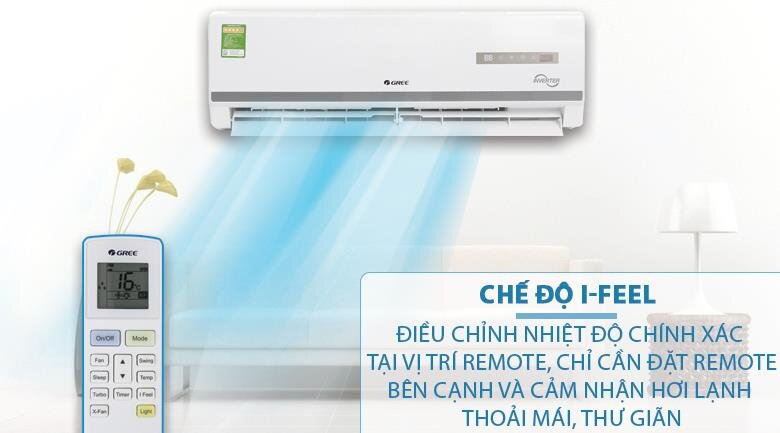 Điều hòa 2 chiều Windy Inverter Gree GWH18WC-K3D9B7N - 18000BTU