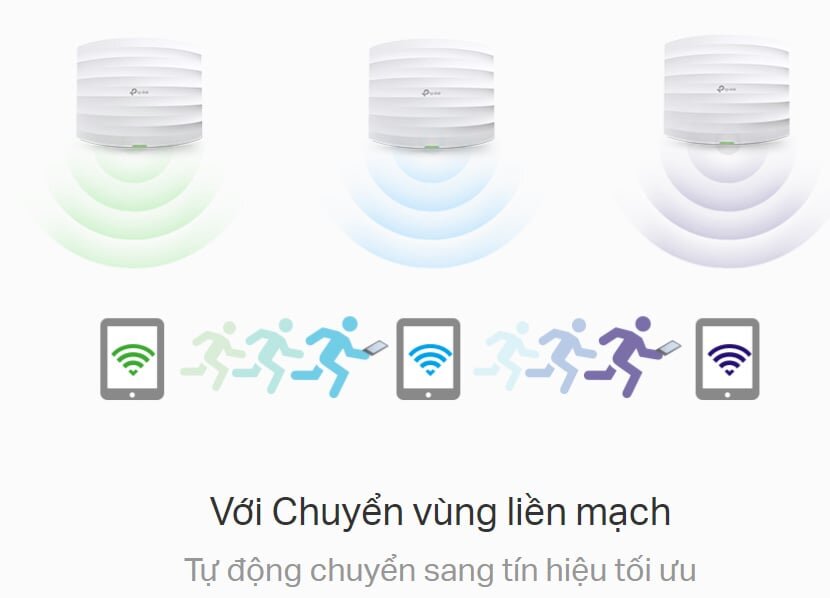 Khả năng chuyển vùng liền mạch không làm gián đoạn quá trình giải trí, làm việc