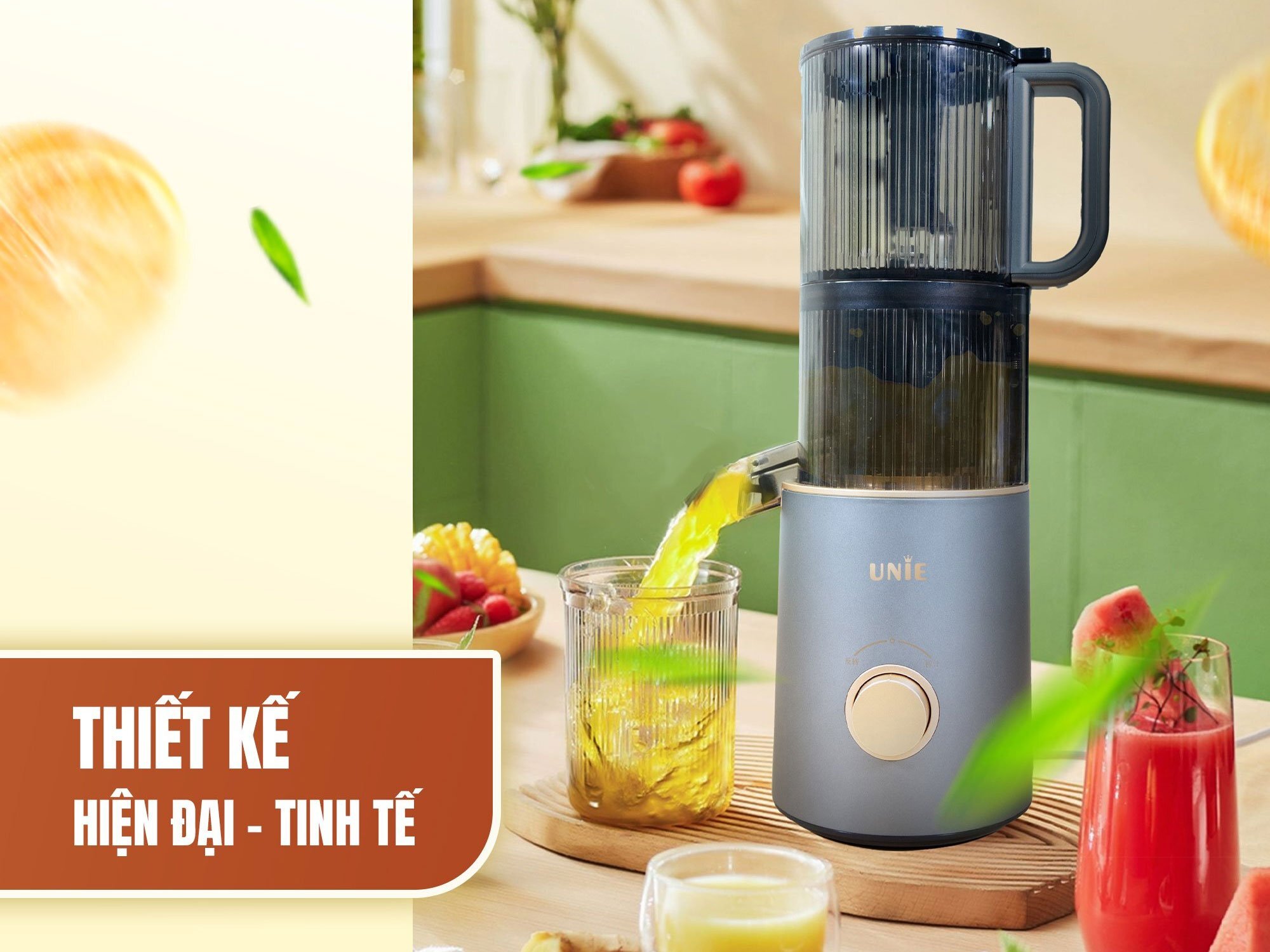 Máy ép chậm thiết kế kiểu dáng hiện đại Máy ép chậm