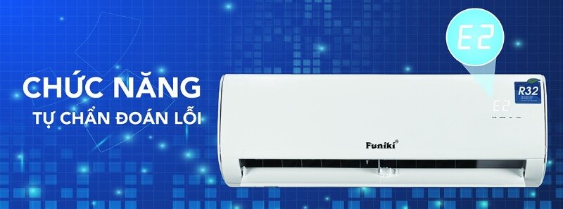 Điều hòa Funiki 24000 BTU 1 chiều HSC-24MMC chẩn đoán lỗi