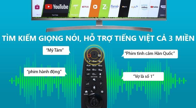 Smart Tivi LG 65 inch 65UK7500PTA, 4K Active HDR, ThinQ AI