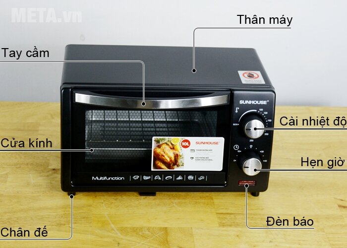 Lò nướng điện Sunhouse SHD4210