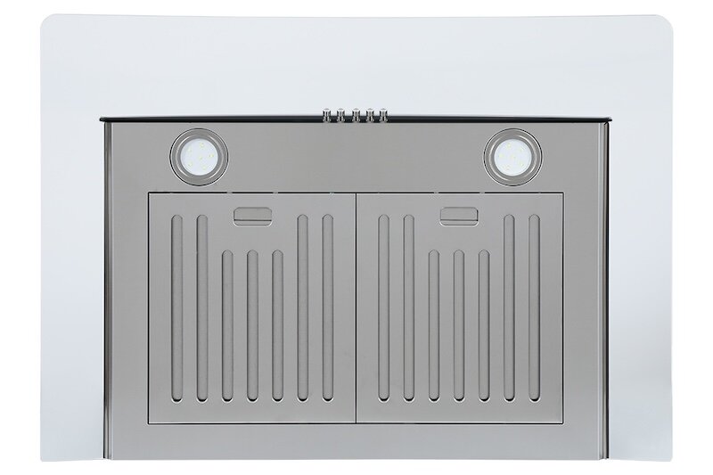 Máy hút mùi kính cong Canzy CZ SB07E được trang bị hai đèn LED chiếu sáng