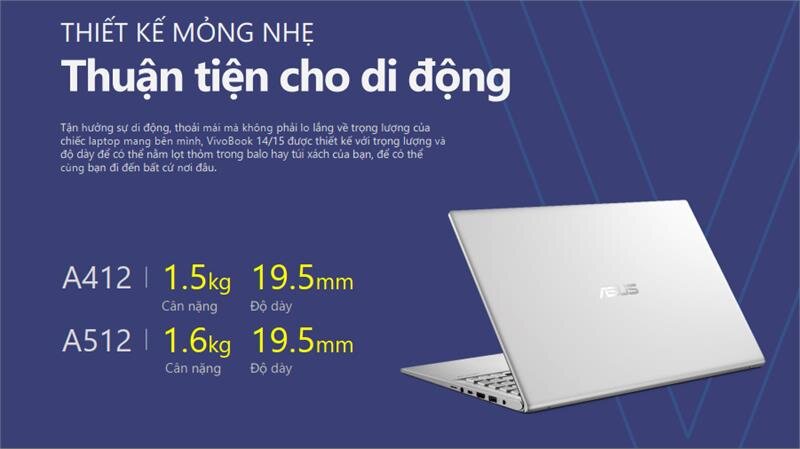 Laptop ASUS A512FA-EJ117T Bạc W10