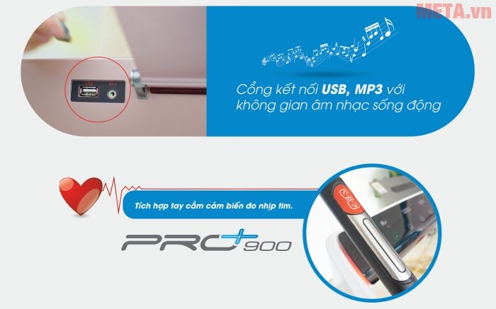 Máy chạy bộ điện cao cấp Mofit PRO900