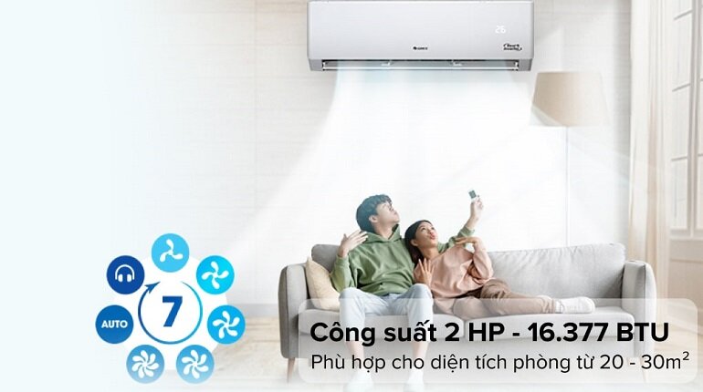 Điều hòa Gree GWH18PD-K3D0P4 thiết kế nhỏ gọn, hiện đại 