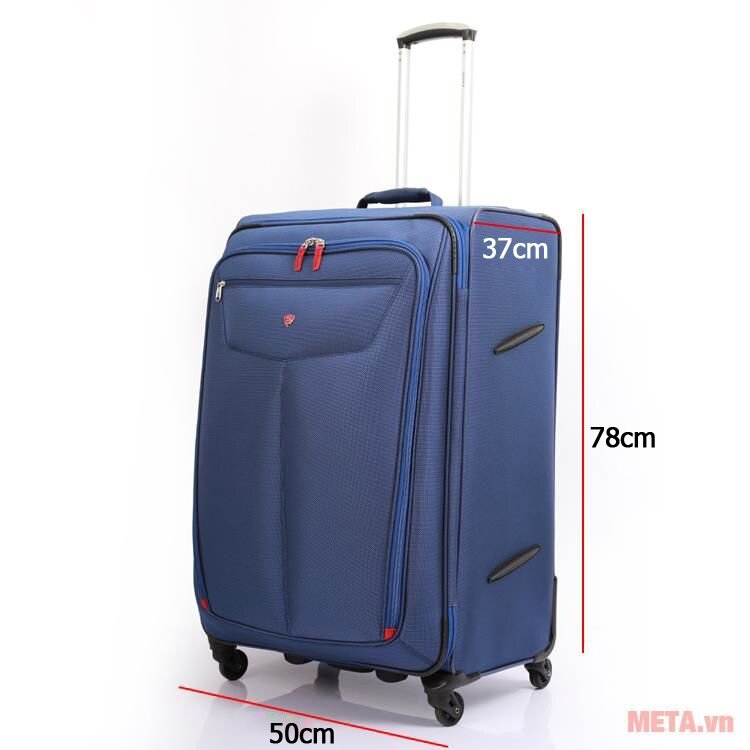 Vali vải Sakos Neo Victory NY 7 (50 x 37 x 78 cm)