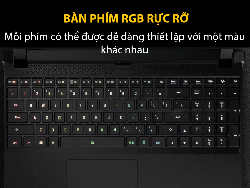 Laptop Gigabyte Gaming AORUS 17 (BKF-73VN254SH) (i7 13700H /16GB Ram/1TB SSD/RTX4050 6G/17.3 inch FHD 144Hz/Win 11/Đen)