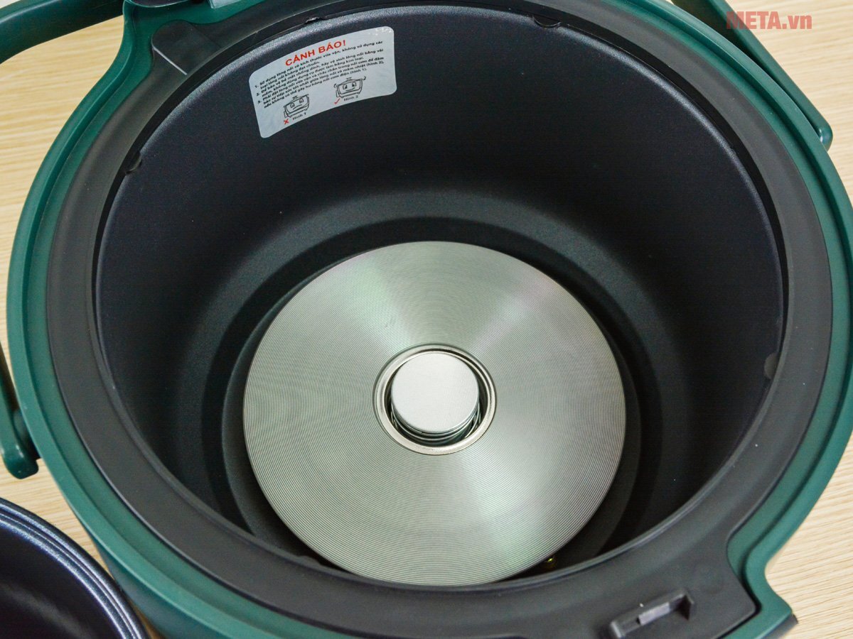 Mâm nhiệt lớn, công suất 700W