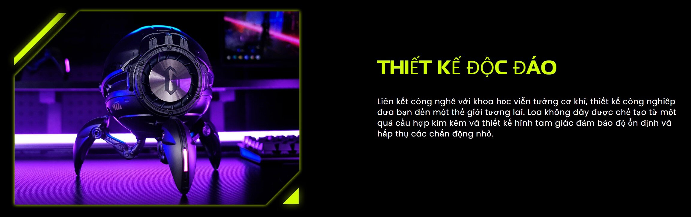 Loa GravaStar Mars Pro - Màu đen