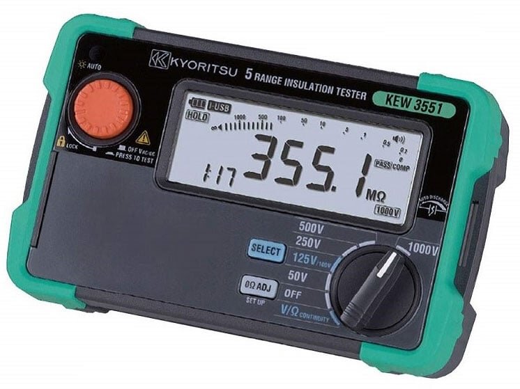 Thiết bị đo điện trở cách điện Kyoritsu 3551 