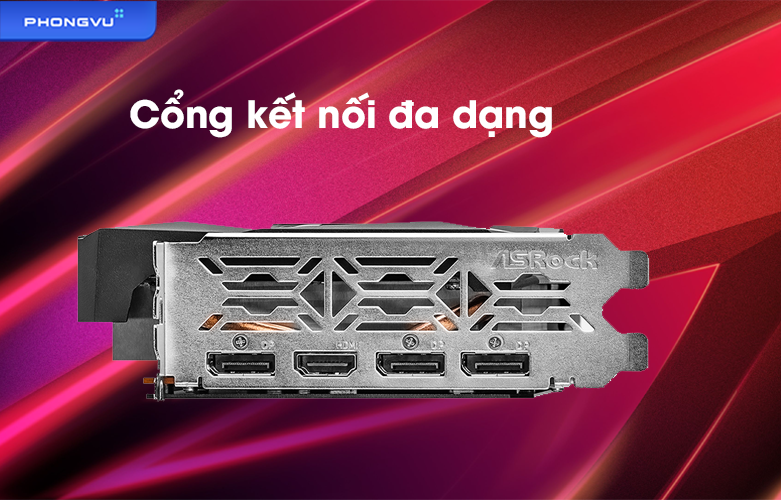 Card màn hình Asrock RX6600 XT Challenger Pro | Cổng kết nối