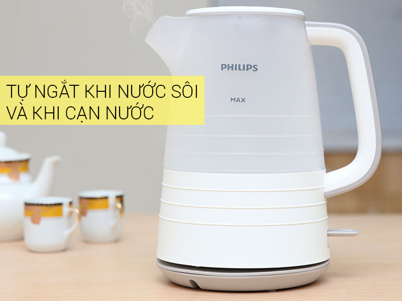 Bình đun siêu tốc Philips HD9334 1.5 lít