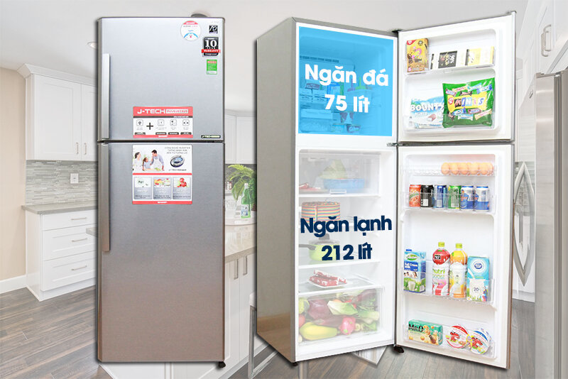 Tủ lạnh Sharp 314 lít SJ-X315E Tủ lạnh Sharp 314 lít SJ-X315E