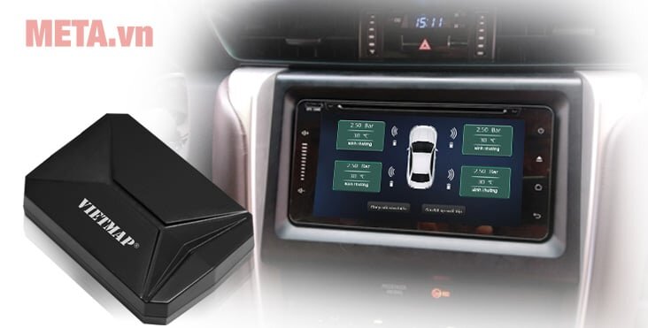 Cảm biến áp suất lốp xe hơi VietMap 