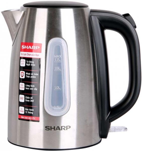 Bình siêu tốc 1.7L Sharp EKJ-17VSS-ST Bình siêu tốc 1.7L Sharp EKJ-17VSS-ST