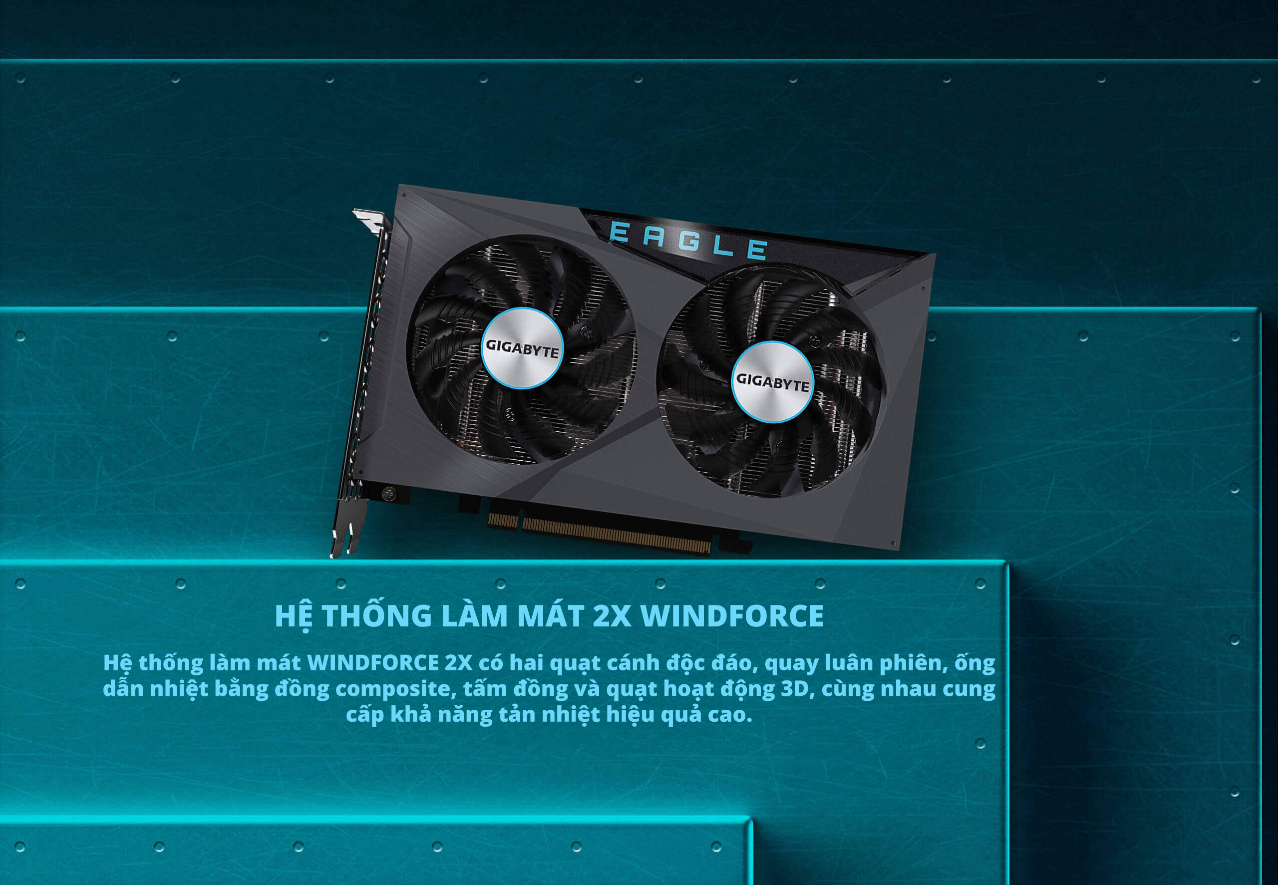 Card màn hình Gigabyte RTX 3060 EAGLE OC 12GD-V2